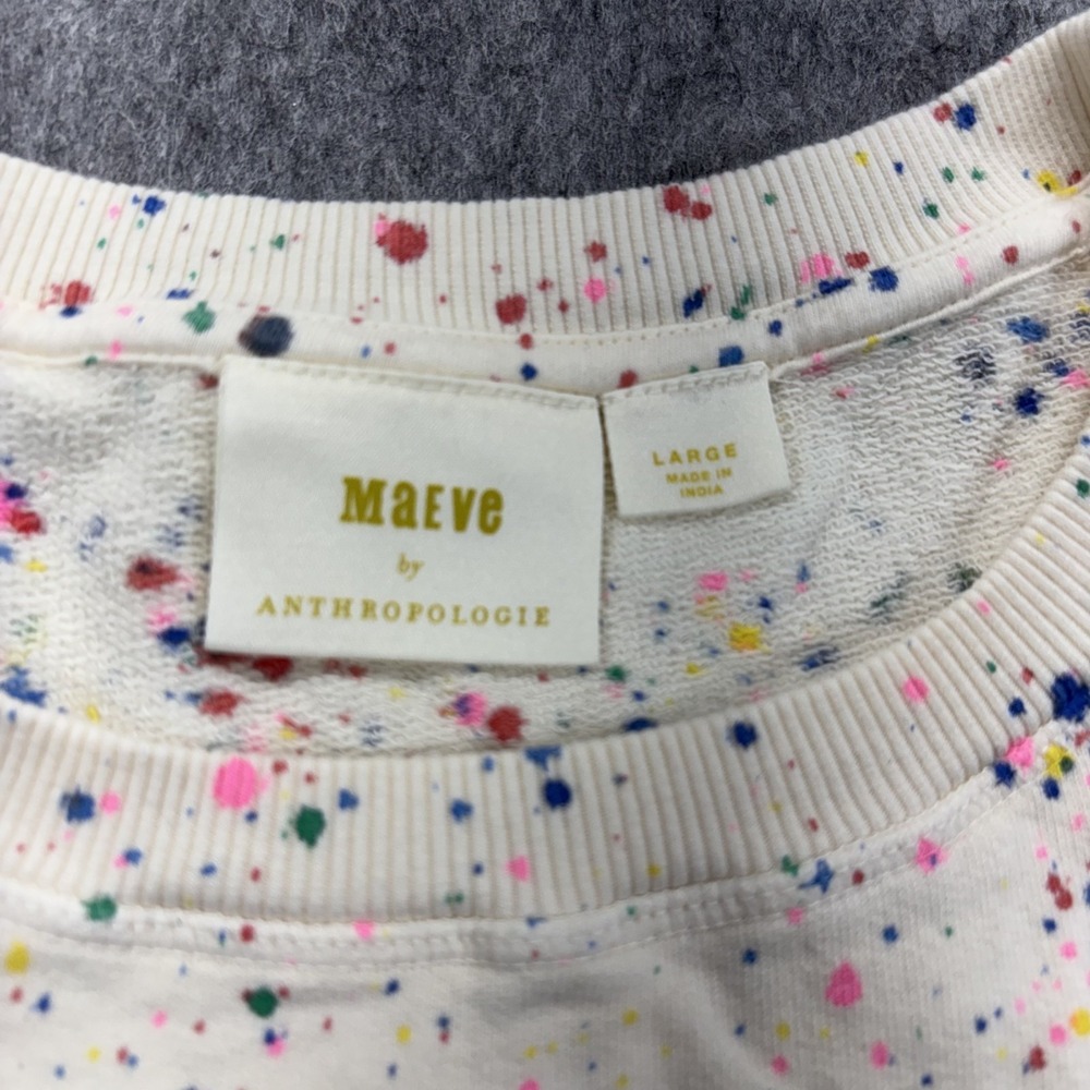 Anthropologie Multicolor Speckled Sweatshirt - Picture 3 of 10